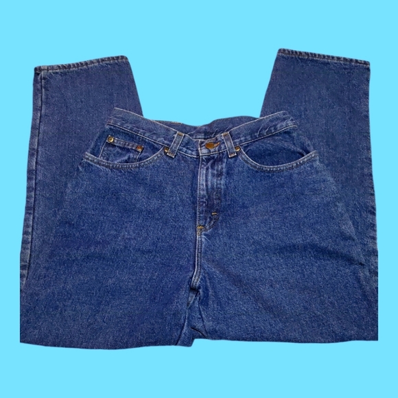 L.L. Bean Double L Relaxed fit fully lined women's jeans. Size 10p - Picture 2 of 7